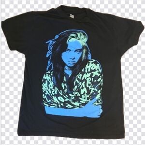 Billie Eilish Graphic Tee Black Indie Sleaze Y2K Shirt